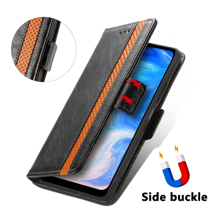 For Doogee N40 Pro CaseNeo Splicing Dual Magnetic Buckle Leather Case with Holder & Card Slots & Wallet(Black) - More Brand by PMC TechLife | Online Shopping South Africa | PMC TechLife | Buy Now Pay Later Mobicred