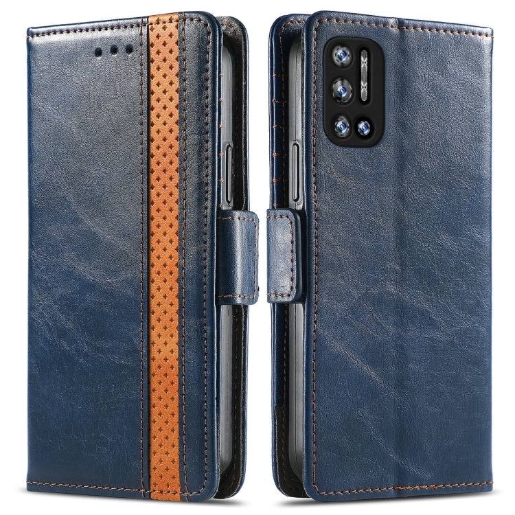 For Doogee N40 Pro CaseNeo Splicing Dual Magnetic Buckle Leather Case with Holder & Card Slots & Wallet(Blue) - More Brand by PMC TechLife | Online Shopping South Africa | PMC TechLife | Buy Now Pay Later Mobicred