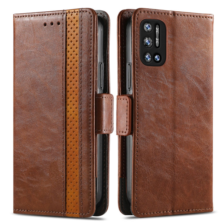 For Doogee N40 Pro CaseNeo Splicing Dual Magnetic Buckle Leather Case with Holder & Card Slots & Wallet(Brown) - More Brand by PMC TechLife | Online Shopping South Africa | PMC TechLife | Buy Now Pay Later Mobicred