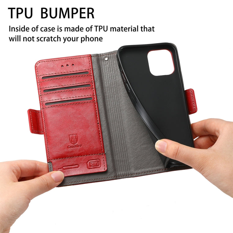 For Doogee N40 Pro CaseNeo Splicing Dual Magnetic Buckle Leather Case with Holder & Card Slots & Wallet(Red) - More Brand by PMC TechLife | Online Shopping South Africa | PMC TechLife | Buy Now Pay Later Mobicred