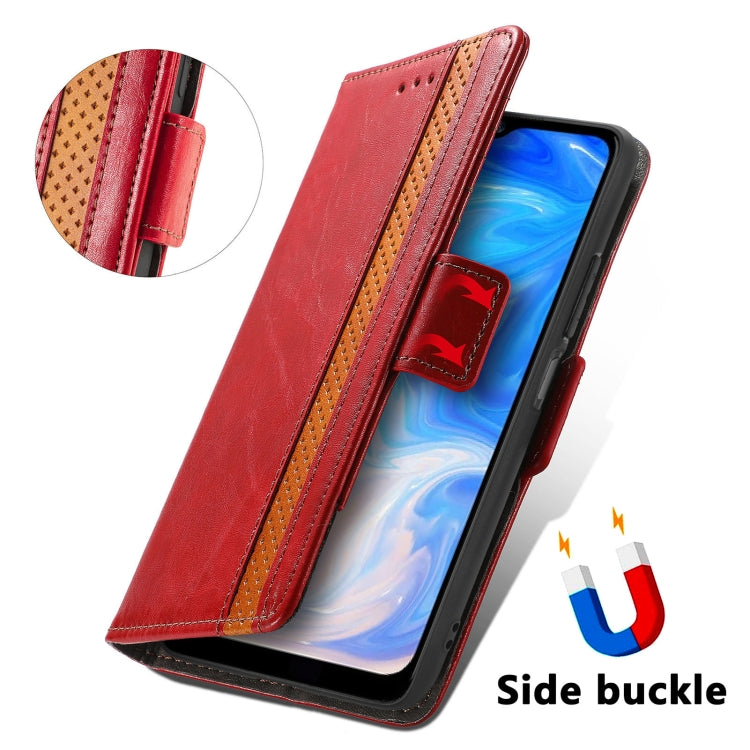 For Doogee N40 Pro CaseNeo Splicing Dual Magnetic Buckle Leather Case with Holder & Card Slots & Wallet(Red) - More Brand by PMC TechLife | Online Shopping South Africa | PMC TechLife | Buy Now Pay Later Mobicred