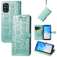 For Doogee N40 Pro Cat and Dog Embossed Horizontal Flip Phone Leather Case with Holder & Card Slot & Wallet & Lanyard(Green) - More Brand by PMC TechLife | Online Shopping South Africa | PMC TechLife | Buy Now Pay Later Mobicred