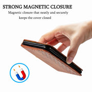 For Doogee N40 Pro Cubic Grid Pressed Horizontal Flip Magnetic Leather Case with Holder & Card Slots & Wallet(Brown)