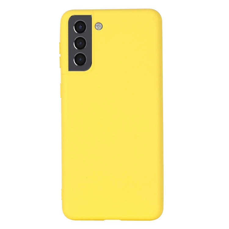 For Samsung Galaxy S22 5G Pure Color Liquid Silicone Shockproof Full Coverage Phone Case(Yellow) - free shipping - PMC TechLife - Order now!