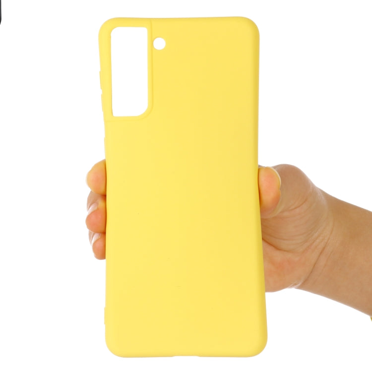 For Samsung Galaxy S22 5G Pure Color Liquid Silicone Shockproof Full Coverage Phone Case(Yellow) - free shipping - PMC TechLife - Order now!