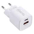 20WACB 20W QC3.0 + PD Quick Charger, Plug Specification:EU Plug(White) - free shipping - PMC TechLife - Order now!