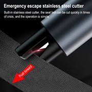 Multifunctional Vehicle Mounted Safety Hammer Car Window Breaker(Red)