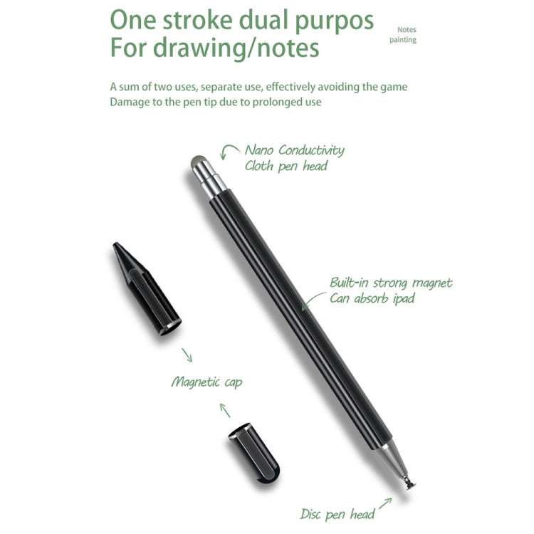 JB06 Universal Magnetic Nano Pen Tip + Disc Pen Tip Stylus Pen for Mobile Phones and Tablets(Grey) - free shipping - PMC TechLife - Order now!