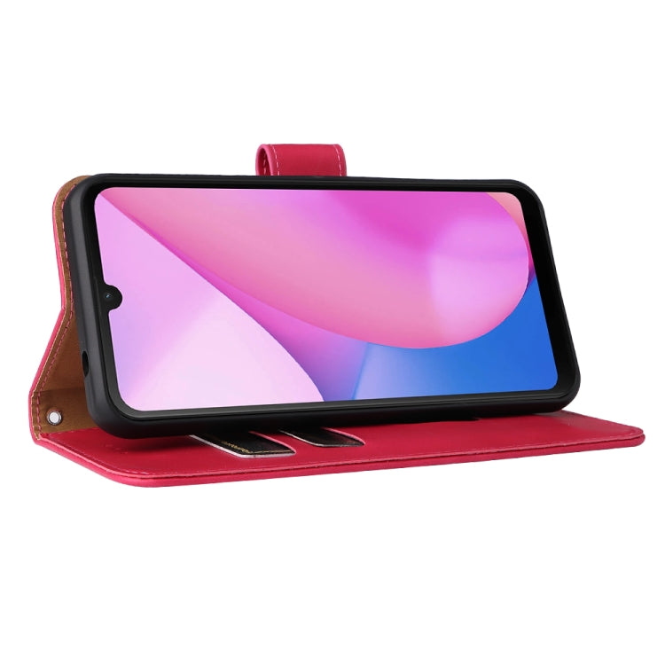 For Blackview Oscal C20 Solid Color Skin Feel Magnetic Buckle Horizontal Flip PU Phone Case(Rose Gold) - More Brand by PMC TechLife | Online Shopping South Africa | PMC TechLife | Buy Now Pay Later Mobicred
