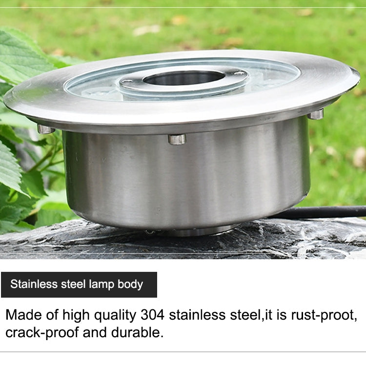 9W Landscape Ring LED Aluminum Alloy Underwater Fountain Light(White Light) - Underwater Lights by PMC TechLife | Online Shopping South Africa | PMC TechLife | Buy Now Pay Later Mobicred