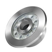 6W Landscape Ring LED Stainless Steel Underwater Fountain Light(White Light)