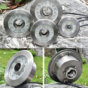 6W Landscape Ring LED Stainless Steel Underwater Fountain Light(White Light)