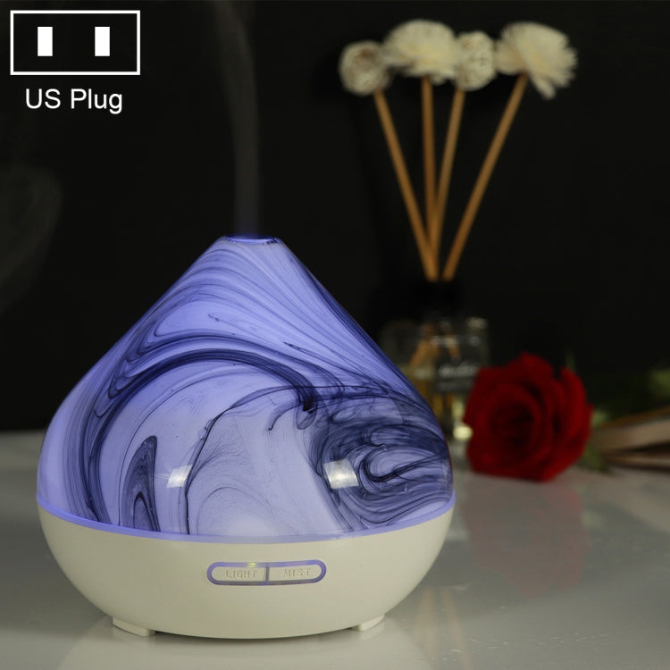 400ml Volcano Shape Humidifier Glass Aromatherapy Machine Automatic Alcohol Sprayer, Plug Specification:US Plug(White) - free shipping - PMC TechLife - Order now!