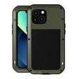 For iPhone 13 mini LOVE MEI Metal Shockproof Life Waterproof Dustproof Protective Phone Case (Army Green) - free shipping - PMC TechLife - Order now!