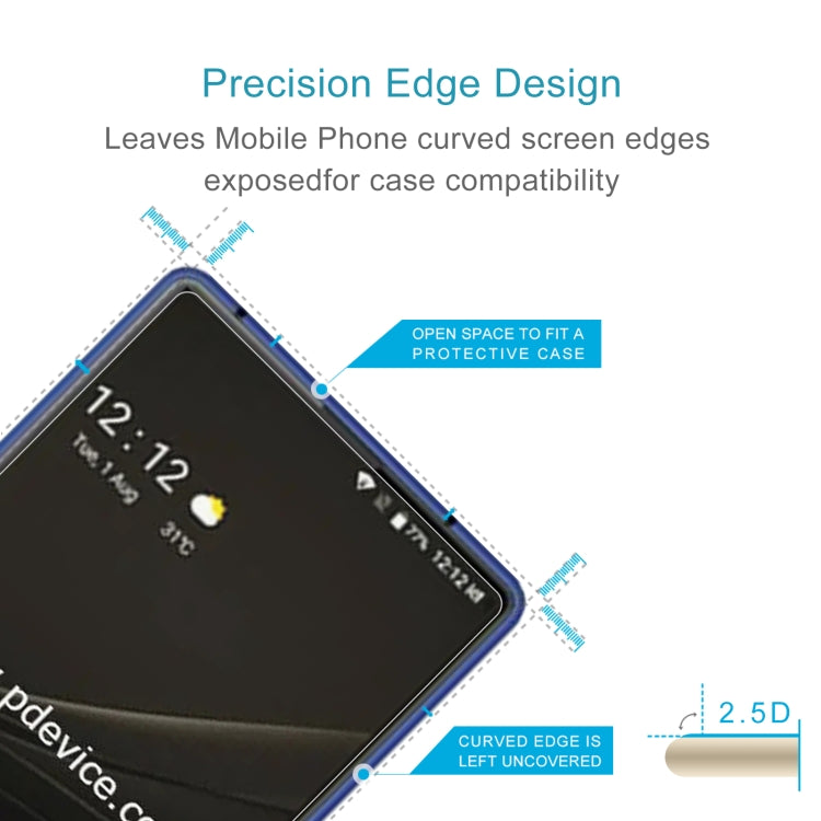 10 PCS 0.26mm 9H 2.5D Tempered Glass Film For Doogee MIX Lite