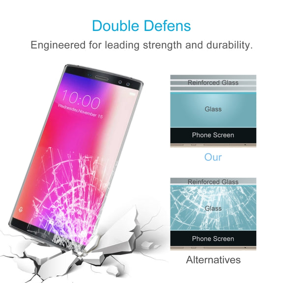 50 PCS 0.26mm 9H 2.5D Tempered Glass Film For Doogee BL12000 Pro