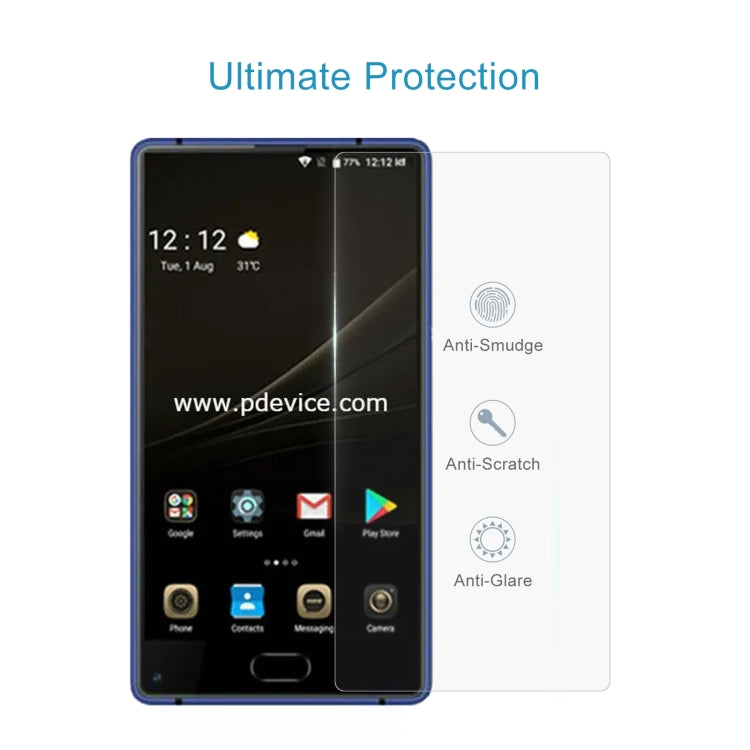 50 PCS 0.26mm 9H 2.5D Tempered Glass Film For Doogee MIX Lite