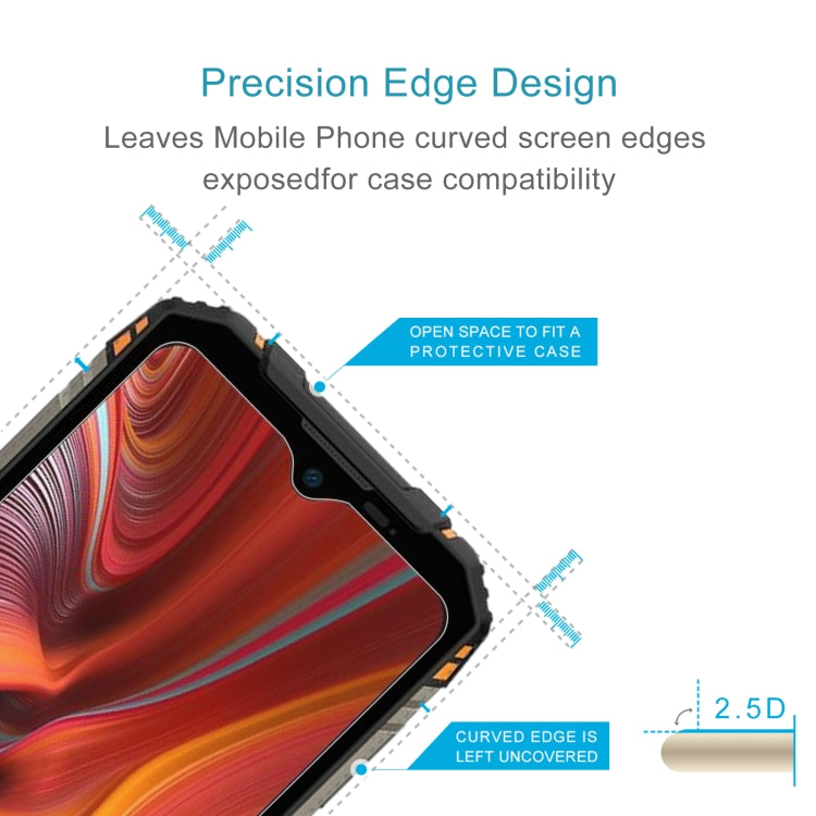 50 PCS 0.26mm 9H 2.5D Tempered Glass Film For Doogee S96 Pro