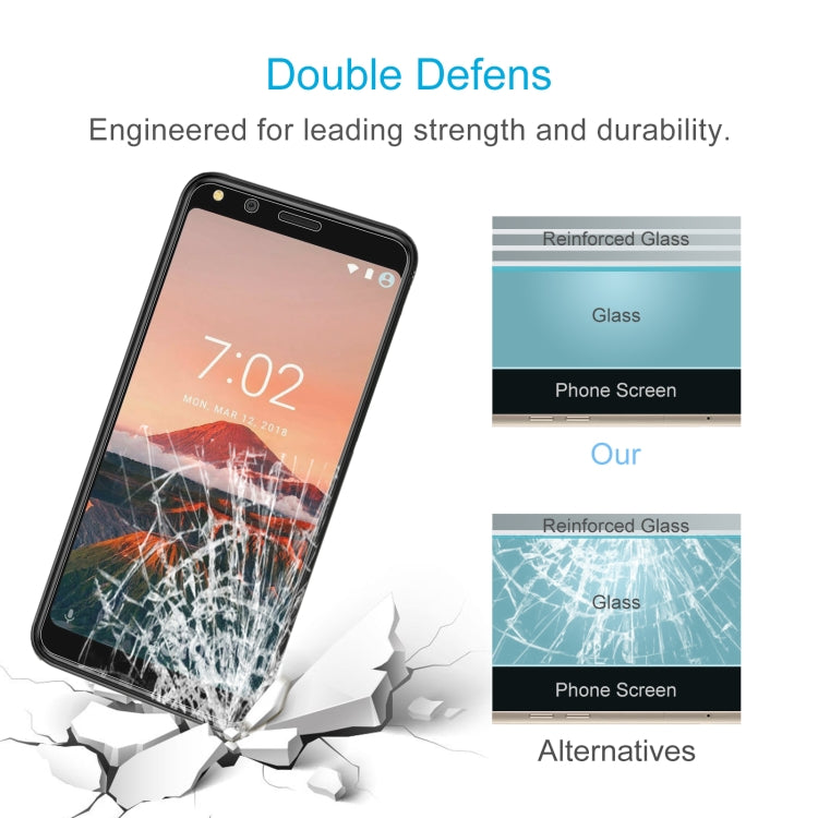 50 PCS 0.26mm 9H 2.5D Tempered Glass Film For Doogee X53 - For Doogee by PMC TechLife | Online Shopping South Africa | PMC TechLife | Buy Now Pay Later Mobicred