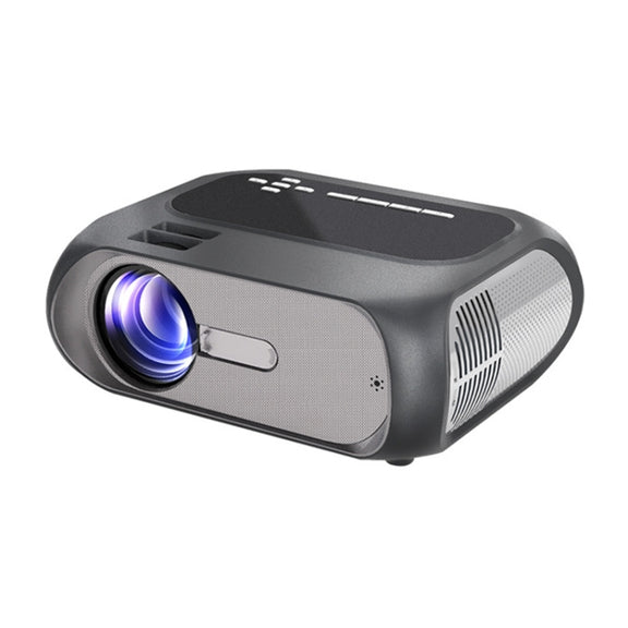 T7 1920x1080P 200 ANSI Portable Home Theater LED HD Digital Projector, Basic Version,US Plug(Black)