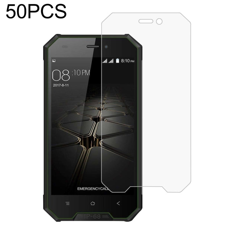 50 PCS 0.26mm 9H 2.5D Tempered Glass Film For Blackview BV4000 Pro - For Blackview by PMC TechLife | Online Shopping South Africa | PMC TechLife