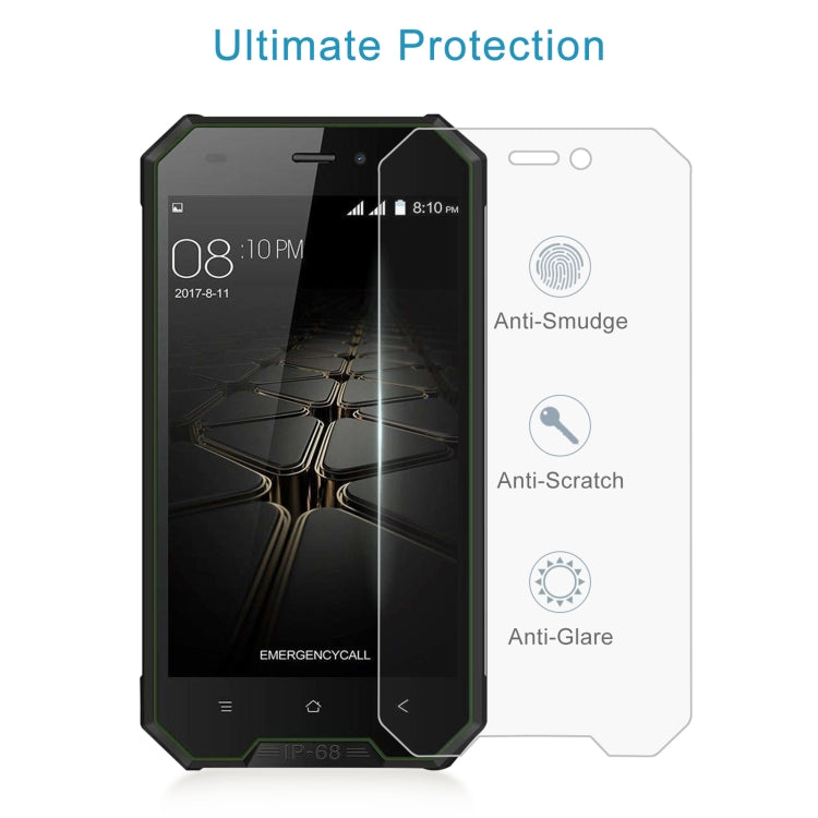 50 PCS 0.26mm 9H 2.5D Tempered Glass Film For Blackview BV4000 Pro - For Blackview by PMC TechLife | Online Shopping South Africa | PMC TechLife