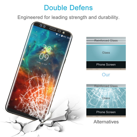 50 PCS 0.26mm 9H 2.5D Tempered Glass Film For Blackview S8
