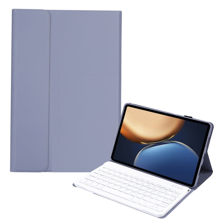 AHV7 Lambskin Texture Ultra-thin Bluetooth Keyboard Leather Tablet Case For Honor Pad V8 / Tablet V7 Pro(Purple) - Huawei Keyboard by PMC TechLife | Online Shopping South Africa | PMC TechLife | Buy Now Pay Later Mobicred
