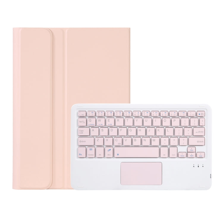 AHV7-A Lambskin Texture Ultra-thin Bluetooth Keyboard Leather Tablet Case with Touchpad For Honor Tablet V7 Pro(Pink) - Huawei Keyboard by PMC TechLife | Online Shopping South Africa | PMC TechLife