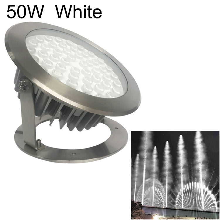 50W Square Park Landscape LED Underwater Light Pool Light(White Light) - Underwater Lights by PMc TechLife | Online Shopping South Africa | PMc TechLife | Buy Now Pay Later Mobicred