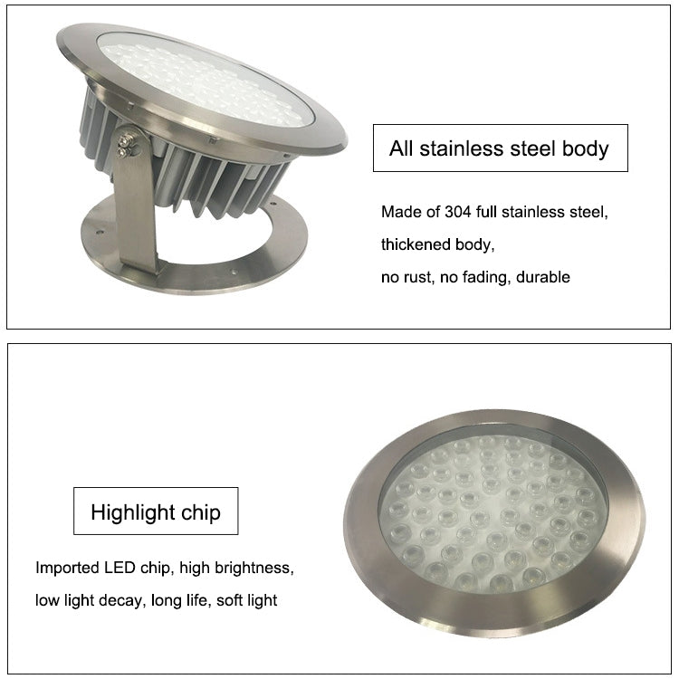 50W Square Park Landscape LED Underwater Light Pool Light(White Light) - Underwater Lights by PMc TechLife | Online Shopping South Africa | PMc TechLife | Buy Now Pay Later Mobicred