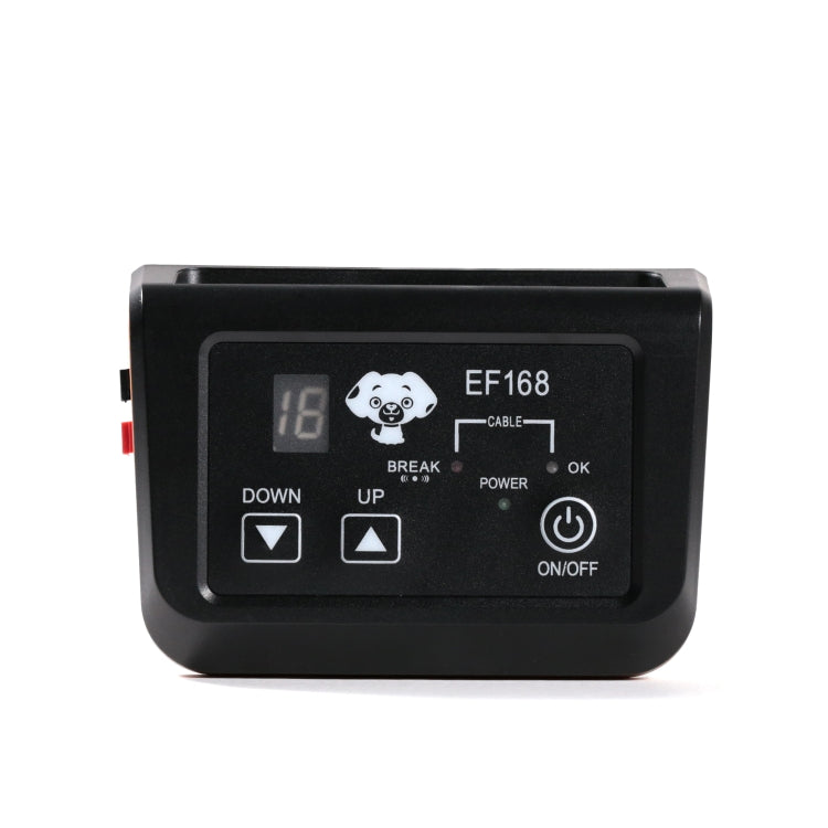 EF168 Wired Rechargeable Water-resistant Pet Electronic Fence Dog Training Device, Style:1 to 1(US Plug)