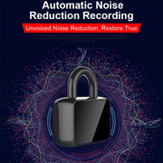 Q11 Intelligent HD Noise Reduction Lock Voice Recorder, Capacity:8GB(Black)