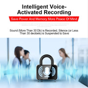 Q11 Intelligent HD Noise Reduction Lock Voice Recorder, Capacity:8GB(Black)