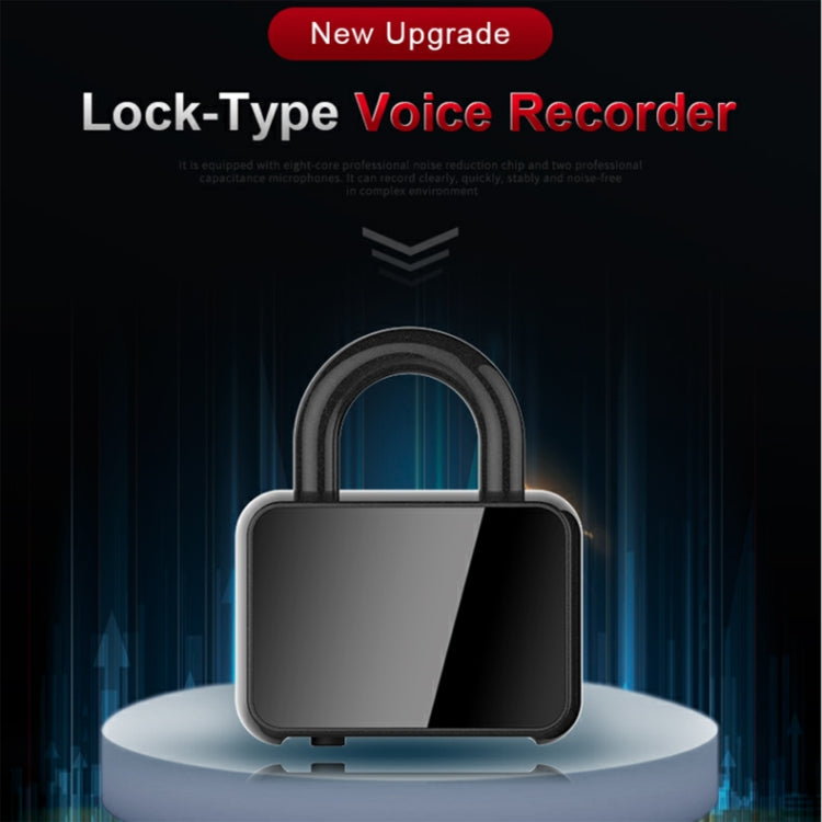 Q11 Intelligent HD Noise Reduction Lock Voice Recorder, Capacity:16GB(Black)
