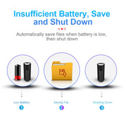 Q51 Intelligent HD Noise Reduction Remote Voice Control Recorder, Capacity:4GB(Black)