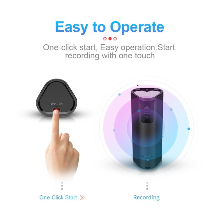 Q51 Intelligent HD Noise Reduction Remote Voice Control Recorder, Capacity:4GB(Black) - Recording Pen by PMC TechLife | Online Shopping South Africa | PMC TechLife | Buy Now Pay Later Mobicred