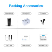 Q51 Intelligent HD Noise Reduction Remote Voice Control Recorder, Capacity:16GB(Black)