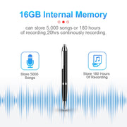 Q90 Intelligent HD Digital Noise Reduction Recording Pen, Capacity:8GB(Black)