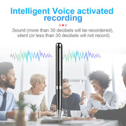 Q96 Intelligent HD Digital Noise Reduction Recording Pen, Capacity:64GB(Black)