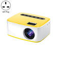 T20 320x240 400 Lumens Portable Home Theater LED HD Digital Projector, Same Screen Version, UK Plug(White Yellow) - LED Projector by PMC TechLife | Online Shopping South Africa | PMC TechLife | Buy Now Pay Later Mobicred