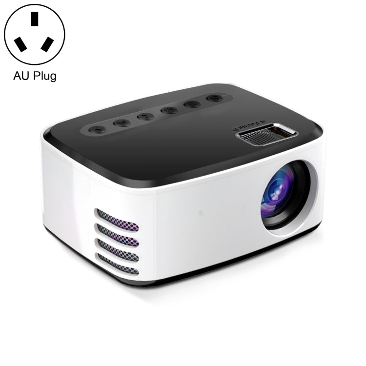 T20 320x240 400 Lumens Portable Home Theater LED HD Digital Projector, Same Screen Version, AU Plug(Black White) - LED Projector by PMC TechLife | Online Shopping South Africa | PMC TechLife | Buy Now Pay Later Mobicred