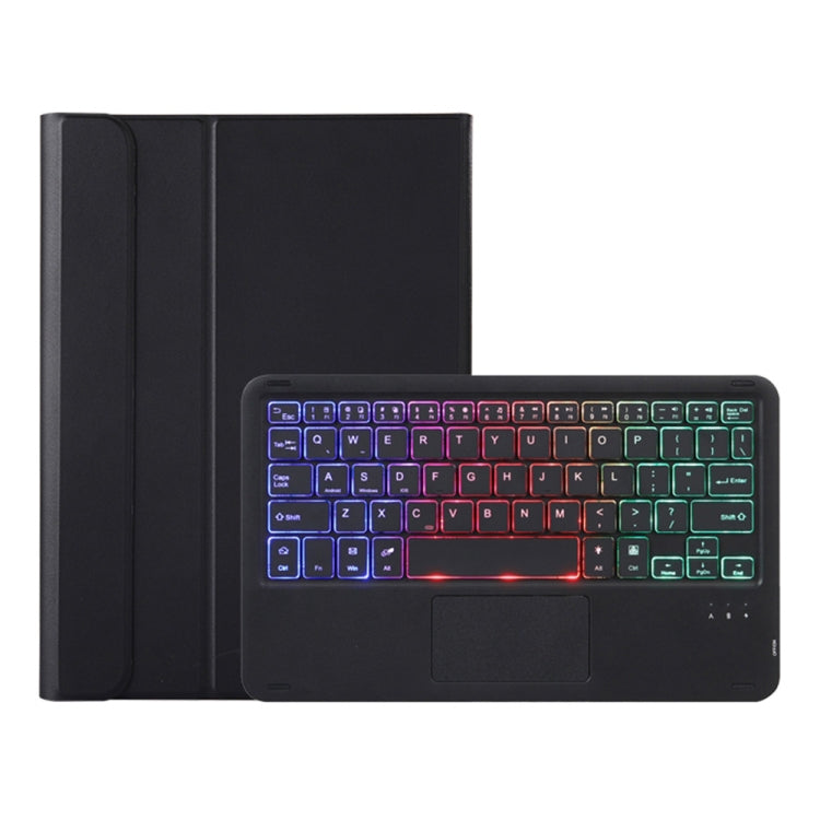 A08-AS Ultra-thin Backlight Bluetooth Keyboard Leather Case with Touchpad For Samsung Galaxy Tab A8 2021 SM-X205 / SM-X200(Black) - Samsung Keyboard by PMC TechLife | Online Shopping South Africa | PMC TechLife