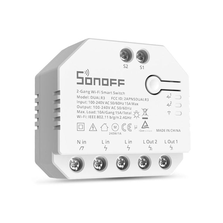 Sonoff DUALR3 Dual Ways Control WiFi Smart Switch Module - free shipping - PMC Jewellery - Order now!