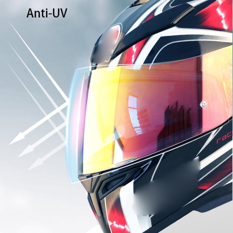 Motorcycle Helmet Visor Anti-UV Wind Shield Lens For AGV K1 / K3SV / K5(Aurora Blue) - Helmets by PMC TechLife | Online Shopping South Africa | PMC TechLife | Buy Now Pay Later Mobicred