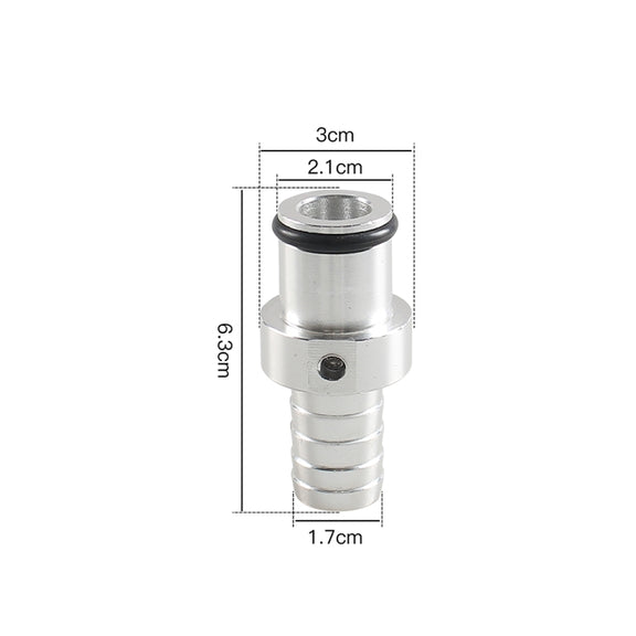 EGR-1086-ZH Coolant Bypass Hose Barb Adapter + Hose for Dodge Ram Cummins 2009-2019