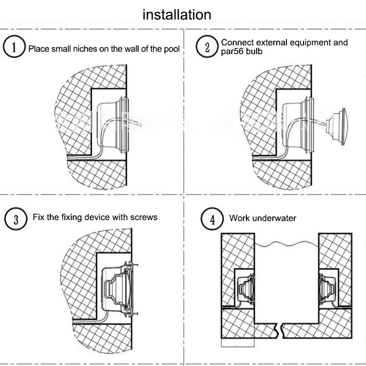 6W LED Recessed Swimming Pool Light Underwater Light Source(Colorful Light) - Underwater Lights by PMc TechLife | Online Shopping South Africa | PMc TechLife | Buy Now Pay Later Mobicred
