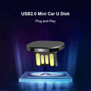 Car USB Interface Mini Metal U Disk, Capacity:32GB