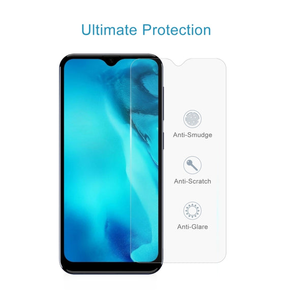 50 PCS 0.26mm 9H 2.5D Tempered Glass Film For Doogee X93