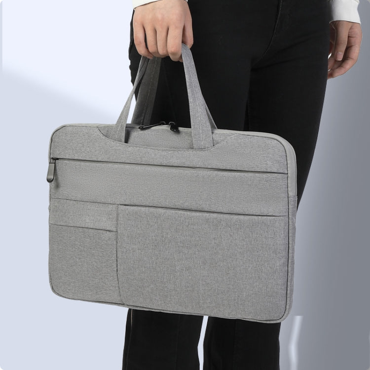 POFOKO C510 Water-resistant Oxford Cloth Laptop Handbag For 12-13 inch Laptops(Grey)